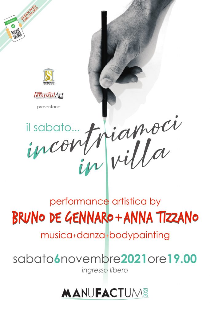 Eventi 6 novembre Sorrento performance live Manufactum